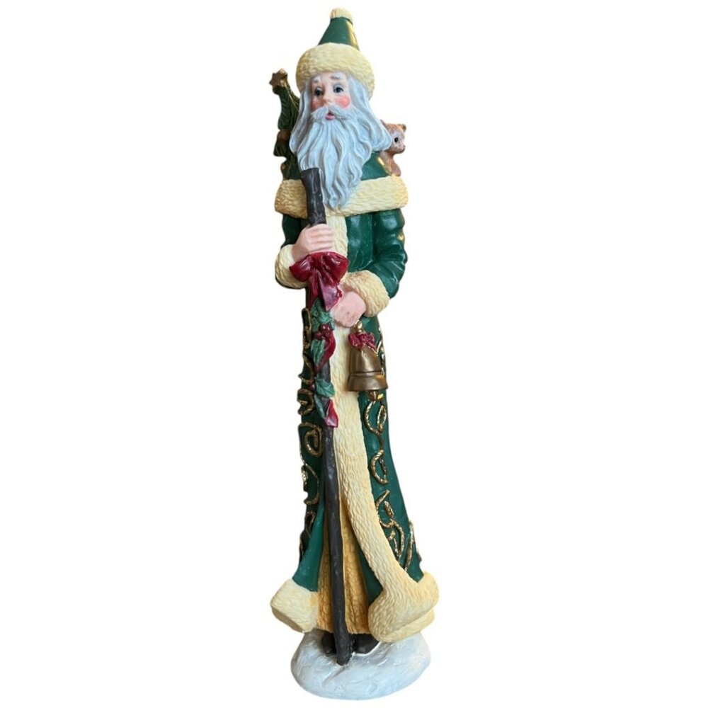 Vtg 1996 LENOX Collector's Treasury of Santas Figurine Holiday Handcrafted 7.5"